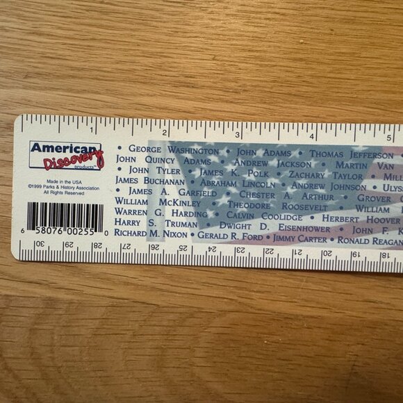 American Discovery Presidents of the United States Flexible Ruler, Circa 1999 - Picture 6 of 10